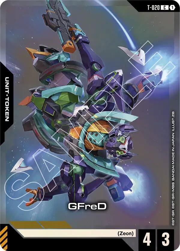 GFreD (T-020) (Premium Card Collection Gundam Assemble), Gundam Promotional Cards T-020