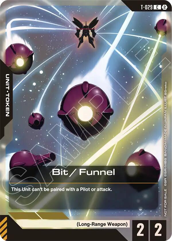 Bit / Funnel Token (Store Tournament Participation Pack 06), Gundam Promotional Cards T-029