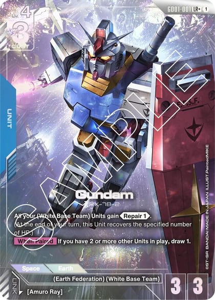Gundam (GD01-001) (LR+), Newtype Rising GD01-001