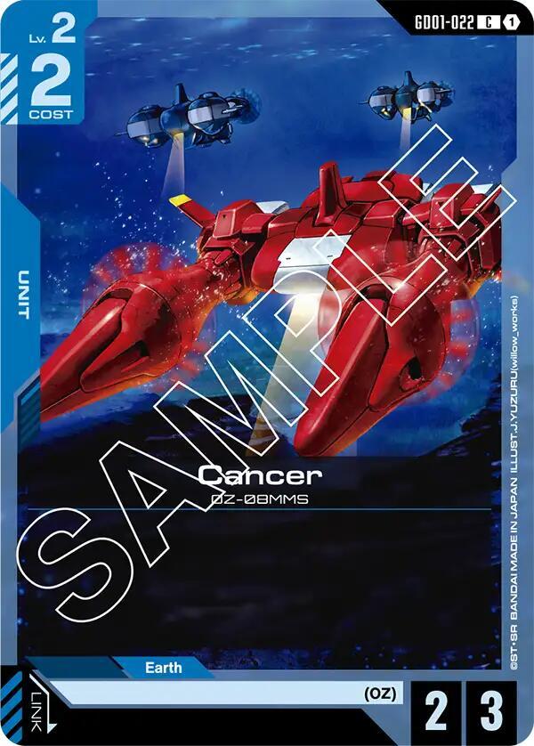 Cancer, Newtype Rising GD01-022