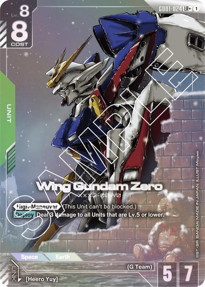 Wing Gundam Zero (LR+), Newtype Rising GD01-024