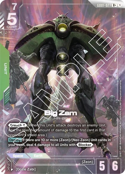 Big Zam (R+), Newtype Rising GD01-027