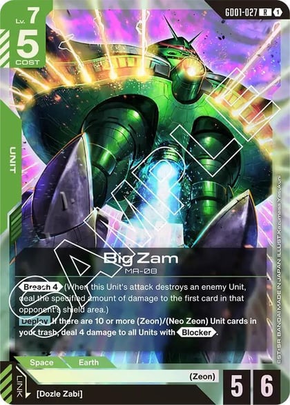 Big Zam, Newtype Rising GD01-027