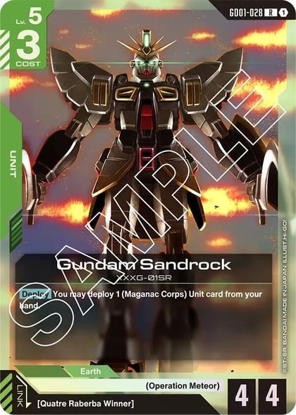 Gundam Sandrock, Newtype Rising GD01-028