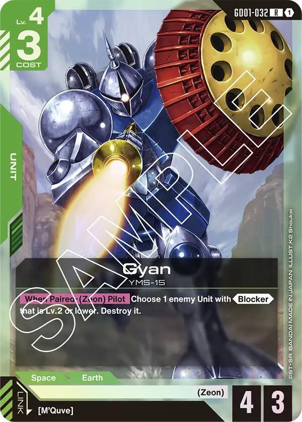 Gyan, Newtype Rising GD01-032