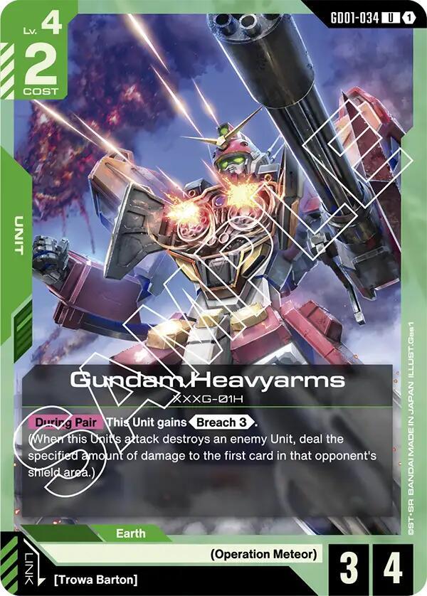 Gundam Heavyarms, Newtype Rising GD01-034