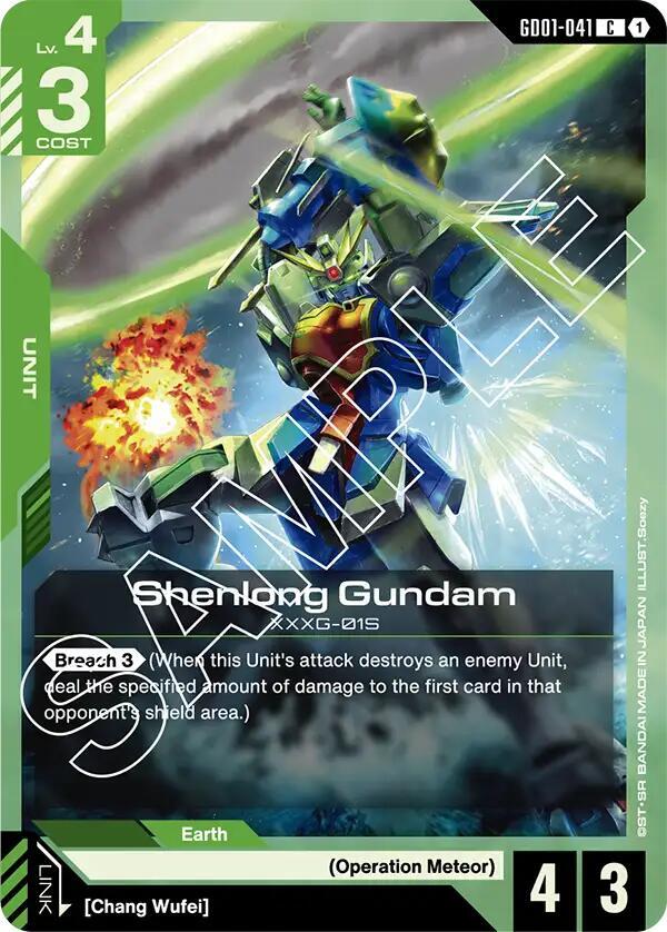 Shenlong Gundam (GD01-041), Newtype Rising GD01-041