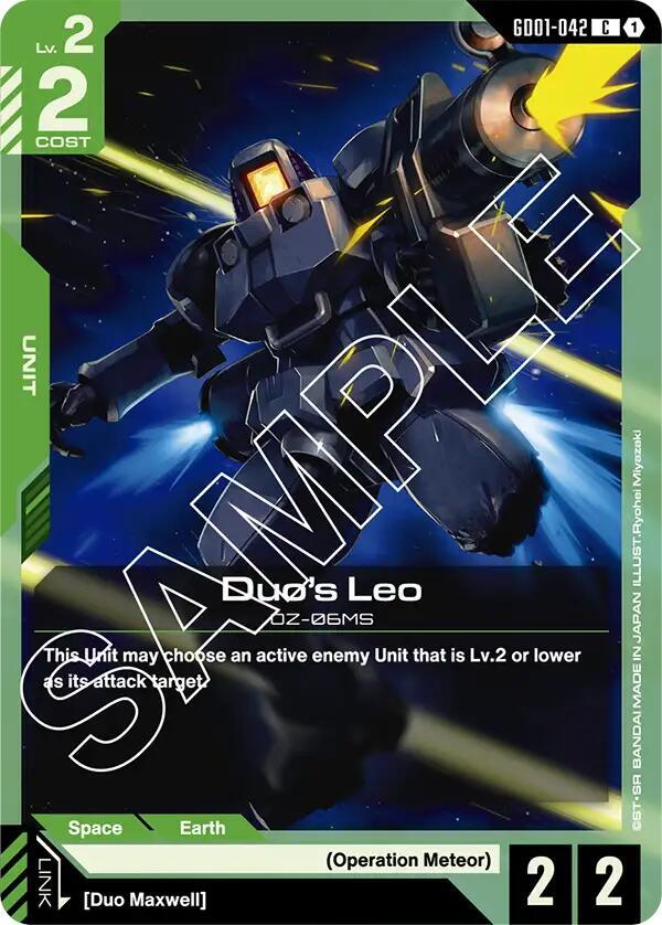 Duo's Leo, Newtype Rising GD01-042