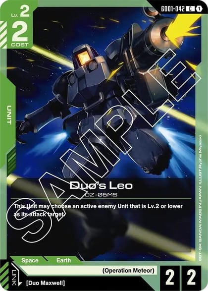 Duo's Leo, Newtype Rising GD01-042