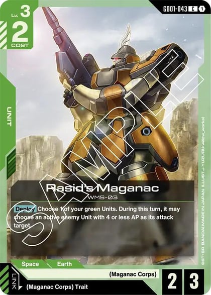Rasid's Maganac, Newtype Rising GD01-043