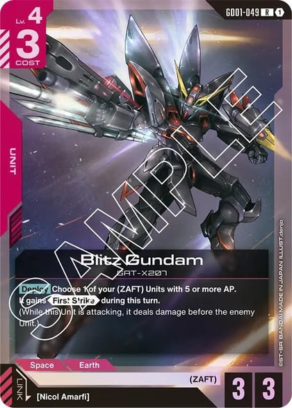 Blitz Gundam, Newtype Rising GD01-049