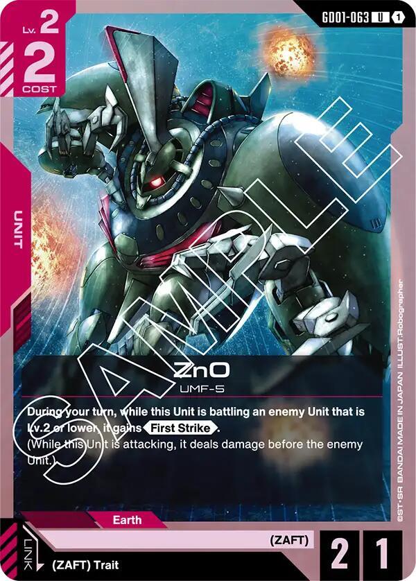 ZnO, Newtype Rising GD01-063