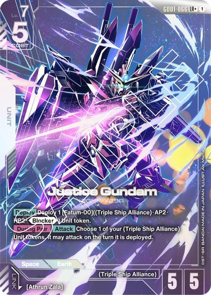 Justice Gundam (LR+), Newtype Rising GD01-066