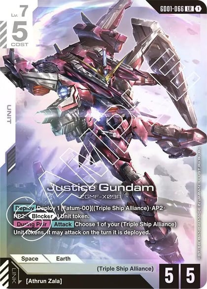 Justice Gundam, Newtype Rising GD01-066