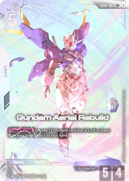 Gundam Aerial Rebuild (LR+), Newtype Rising GD01-067