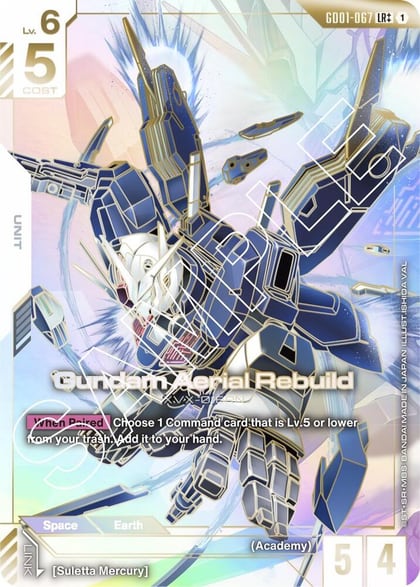 Gundam Aerial Rebuild (LR++), Newtype Rising GD01-067