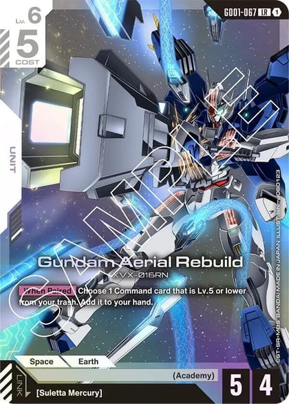 Gundam Aerial Rebuild, Newtype Rising GD01-067