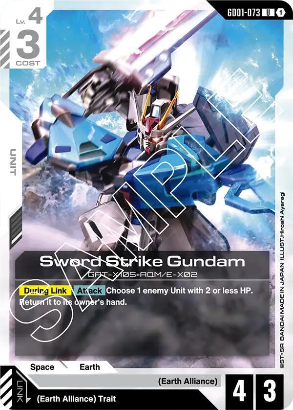 Sword Strike Gundam, Newtype Rising GD01-073