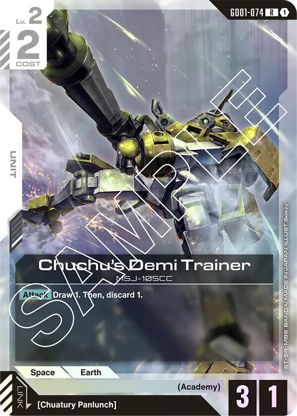 Chuchu's Demi Trainer, Newtype Rising GD01-074