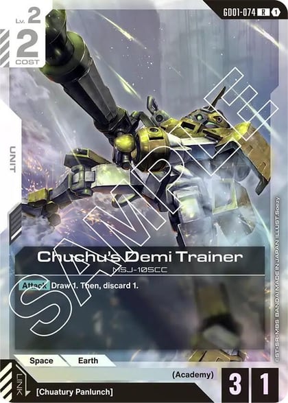 Chuchu's Demi Trainer, Newtype Rising GD01-074
