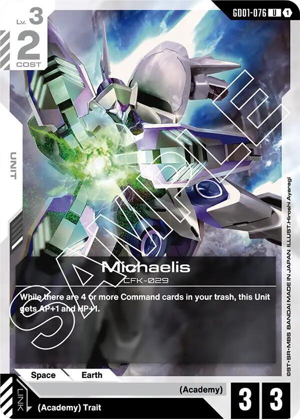 Michaelis, Newtype Rising GD01-076