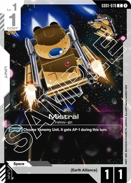 Mistral, Newtype Rising GD01-078