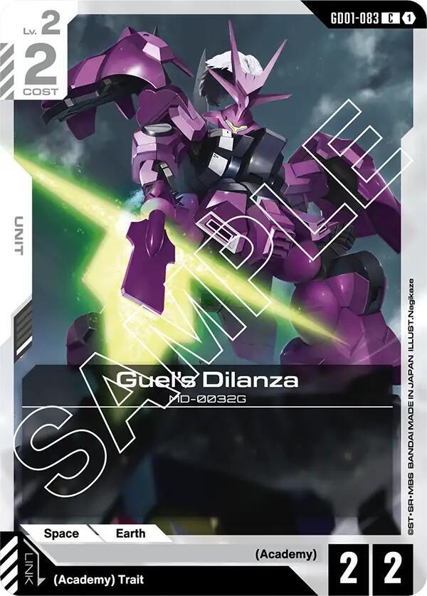 Guel's Dilanza, Newtype Rising GD01-083