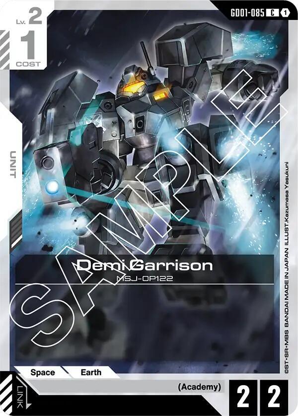 Demi Garrison, Newtype Rising GD01-085