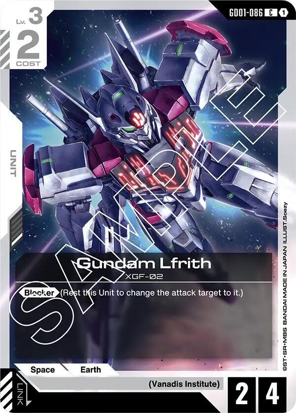 Gundam Lfrith, Newtype Rising GD01-086