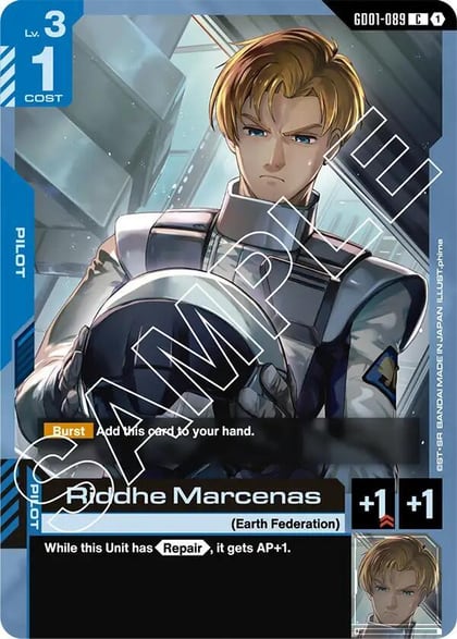 Riddhe Marcenas, Newtype Rising GD01-089