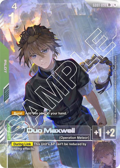 Duo Maxwell (R+), Newtype Rising GD01-090