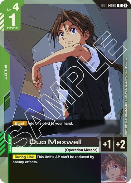 Duo Maxwell, Newtype Rising GD01-090