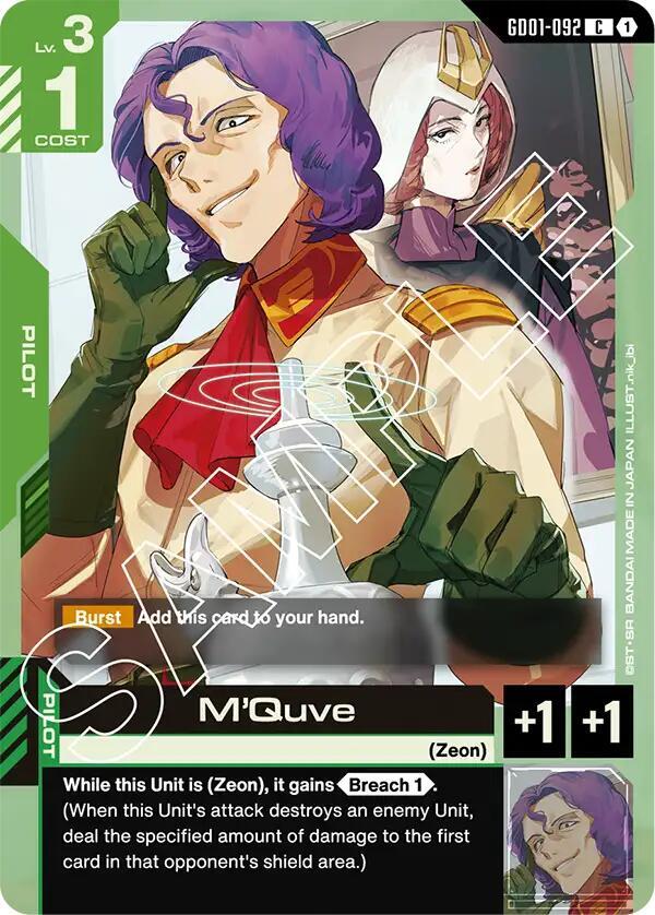 M'Quve, Newtype Rising GD01-092