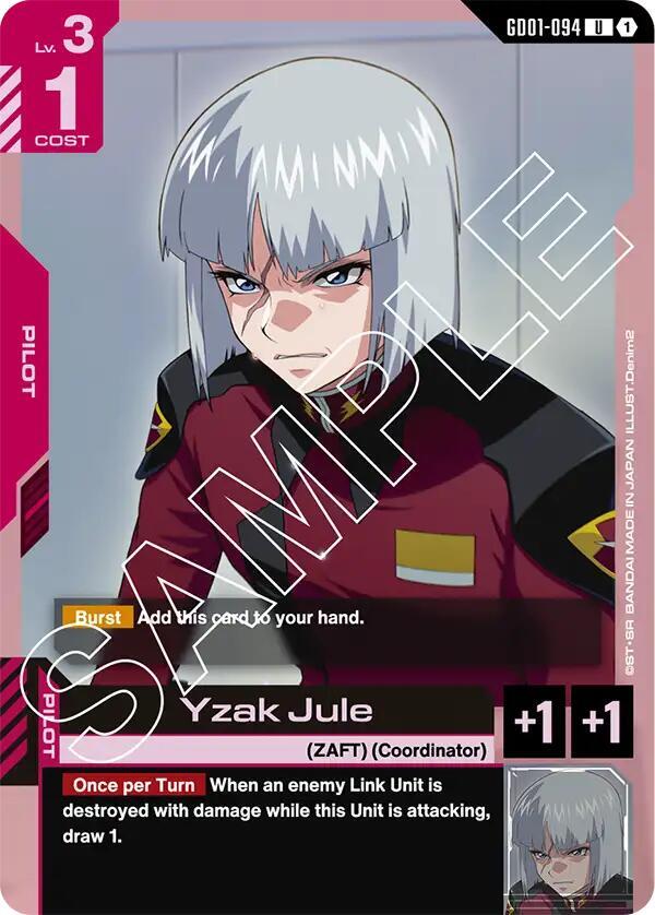 Yzak Jule, Newtype Rising GD01-094