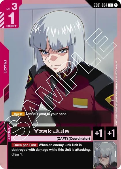 Yzak Jule, Newtype Rising GD01-094