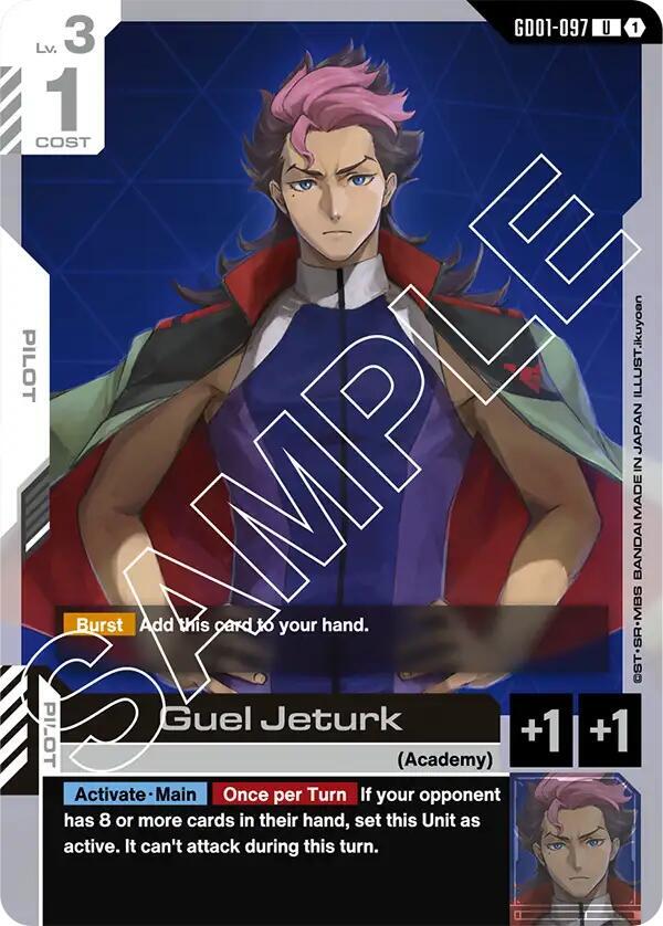 Guel Jeturk, Newtype Rising GD01-097