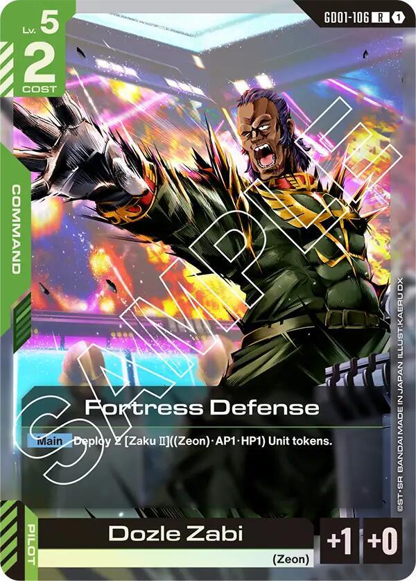 Fortress Defense, Newtype Rising GD01-106