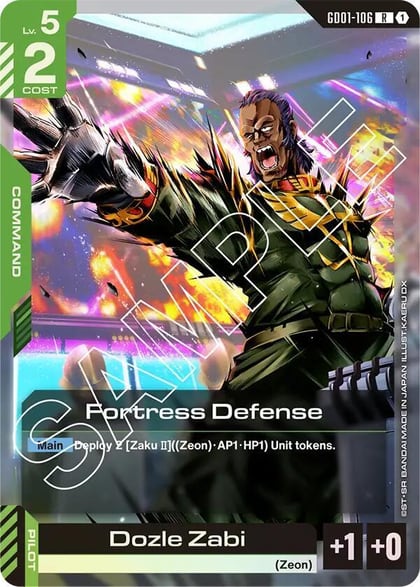 Fortress Defense, Newtype Rising GD01-106