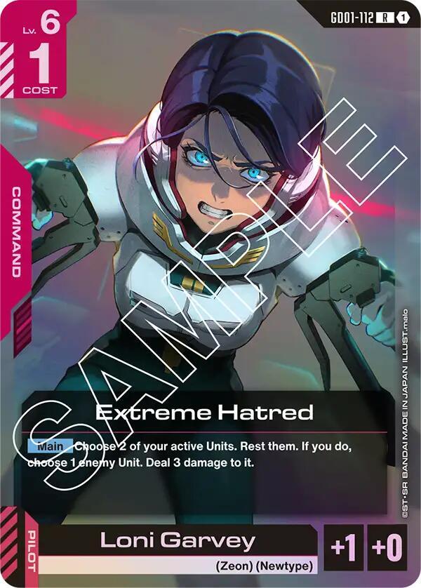 Extreme Hatred, Newtype Rising GD01-112