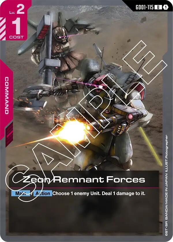 Zeon Remnant Forces, Newtype Rising GD01-115