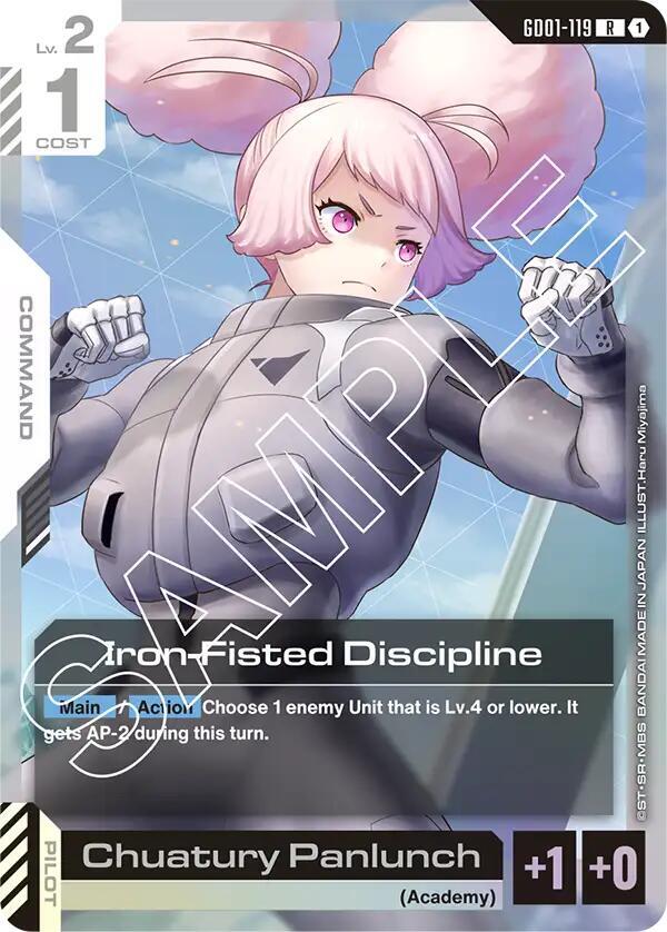 Iron-Fisted Discipline, Newtype Rising GD01-119
