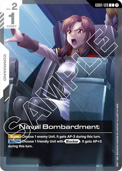 Naval Bombardment, Newtype Rising GD01-120