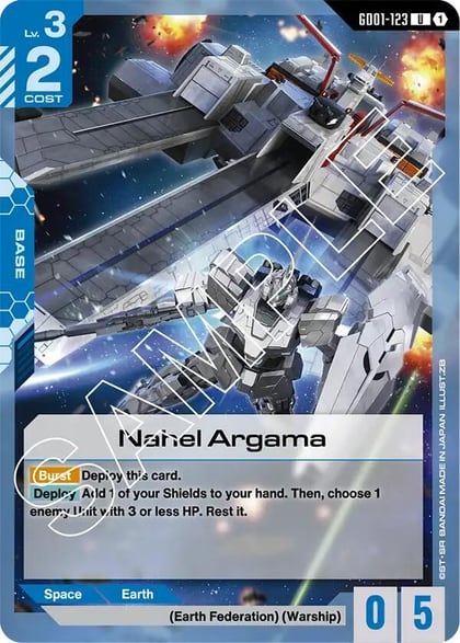 Nahel Argama, Newtype Rising GD01-123