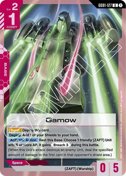 Gamow, Newtype Rising GD01-127