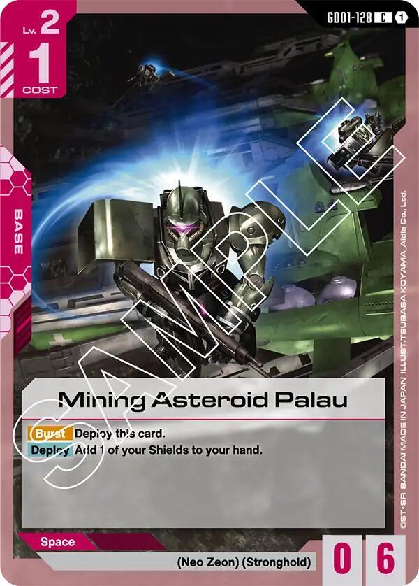 Mining Asteroid Palau, Newtype Rising GD01-128