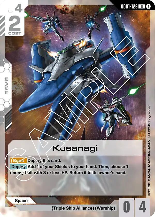 Kusanagi, Newtype Rising GD01-129