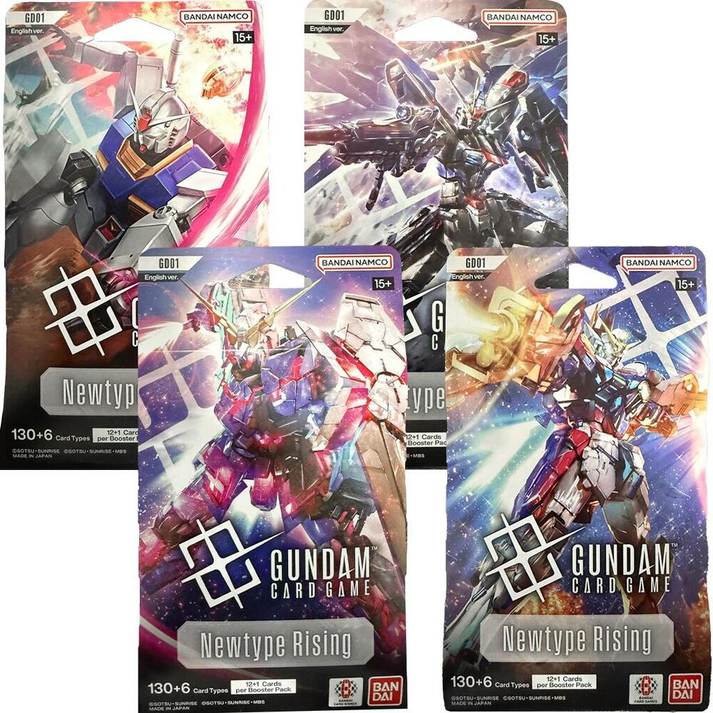 Newtype Rising Sleeved Booster Pack Art Bundle [Set of 4], Newtype Rising P651984