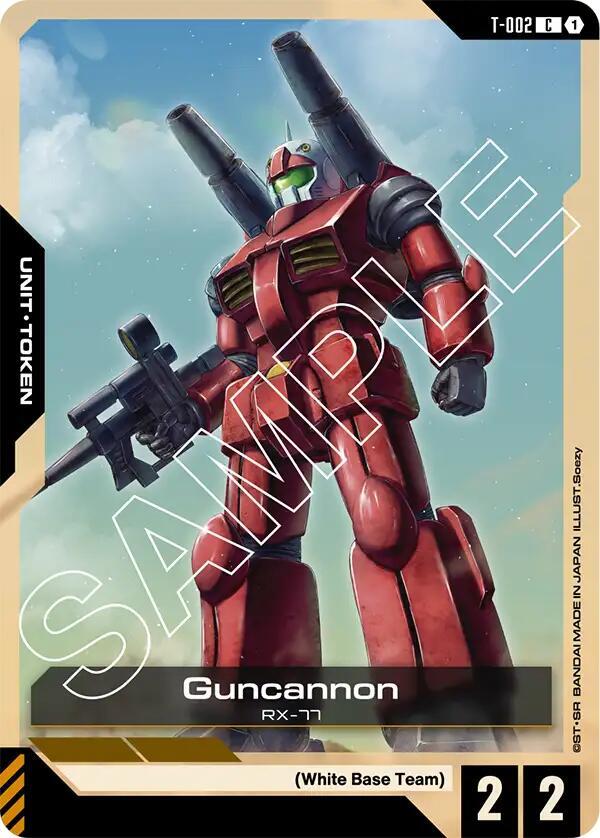 Guncannon (T-002) Token, Newtype Rising T-002