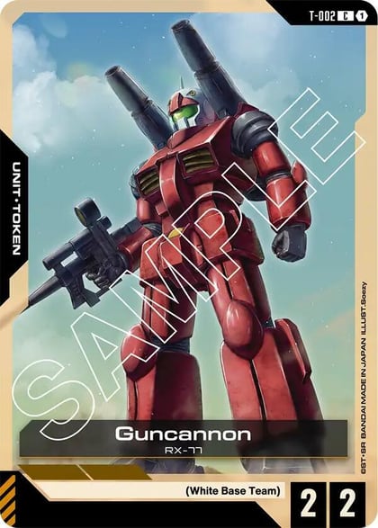 Guncannon (T-002) Token, Newtype Rising T-002
