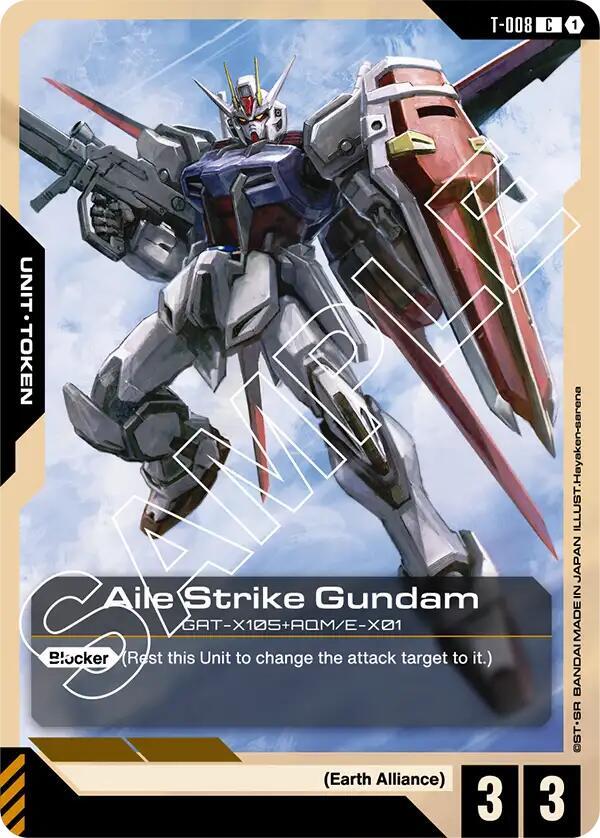 Aile Strike Gundam (T-008) Token, Newtype Rising T-008